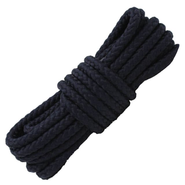 Length: 80cm | Diameter: 5mm | Navy Blue Solid Shoelace / Bootlace Round