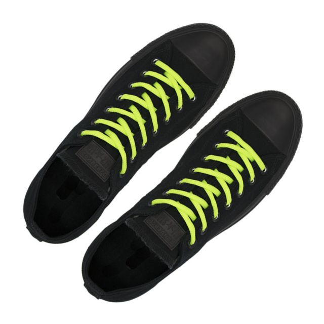Oval Diameter Ø4mm | Neon Green | Length 100cm | Sports Shoelace