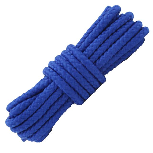 Length: 80cm | Diameter: 5mm | Royal Blue Solid Shoelace / Bootlace Round